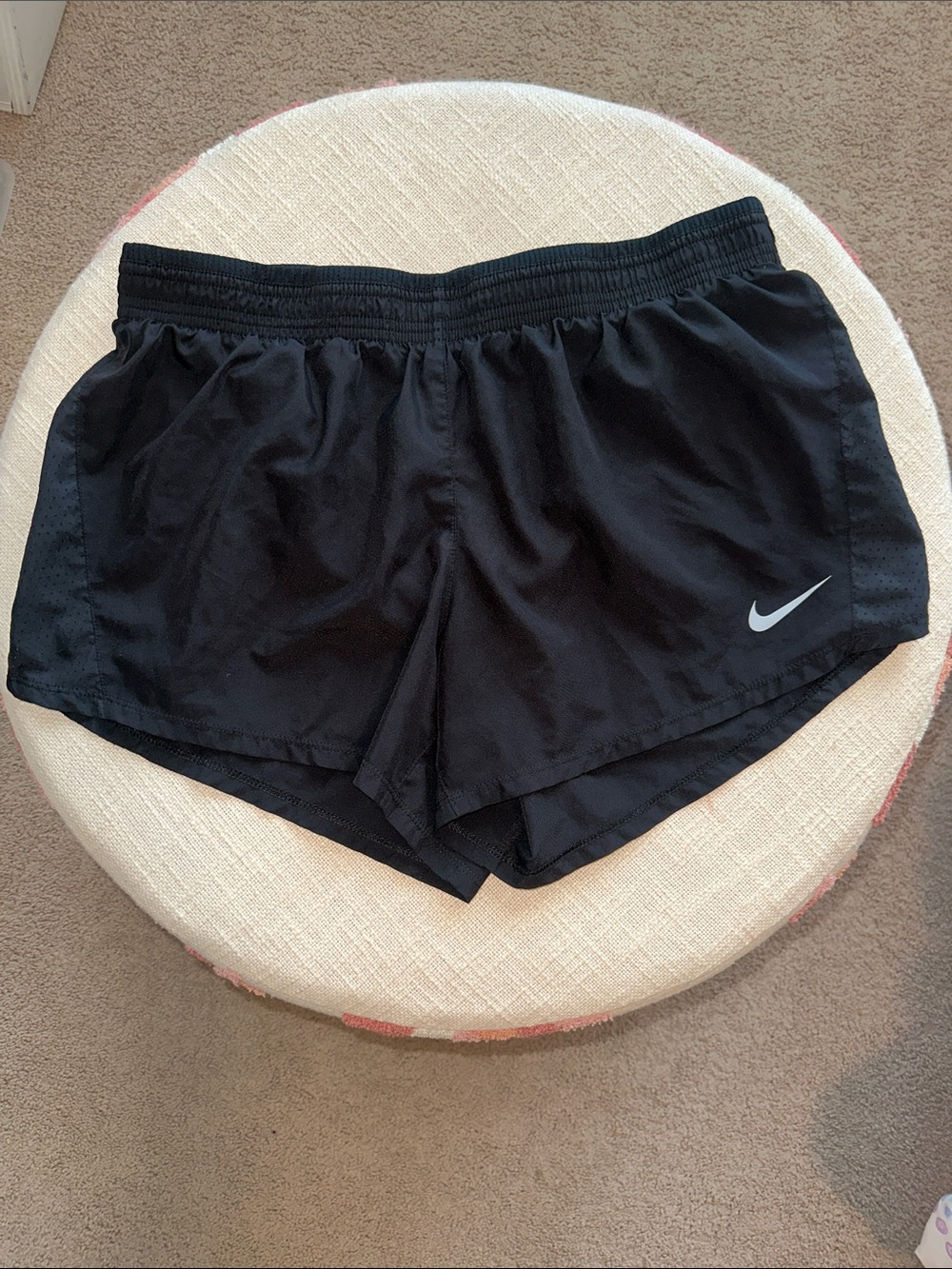 Nike Black Women’s Dri-Fit Running Shorts. Size Large.